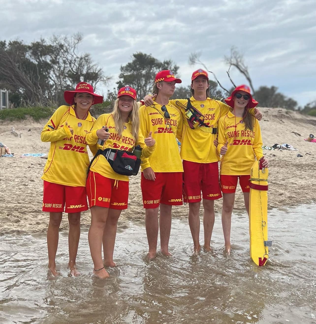 Club members on patrol