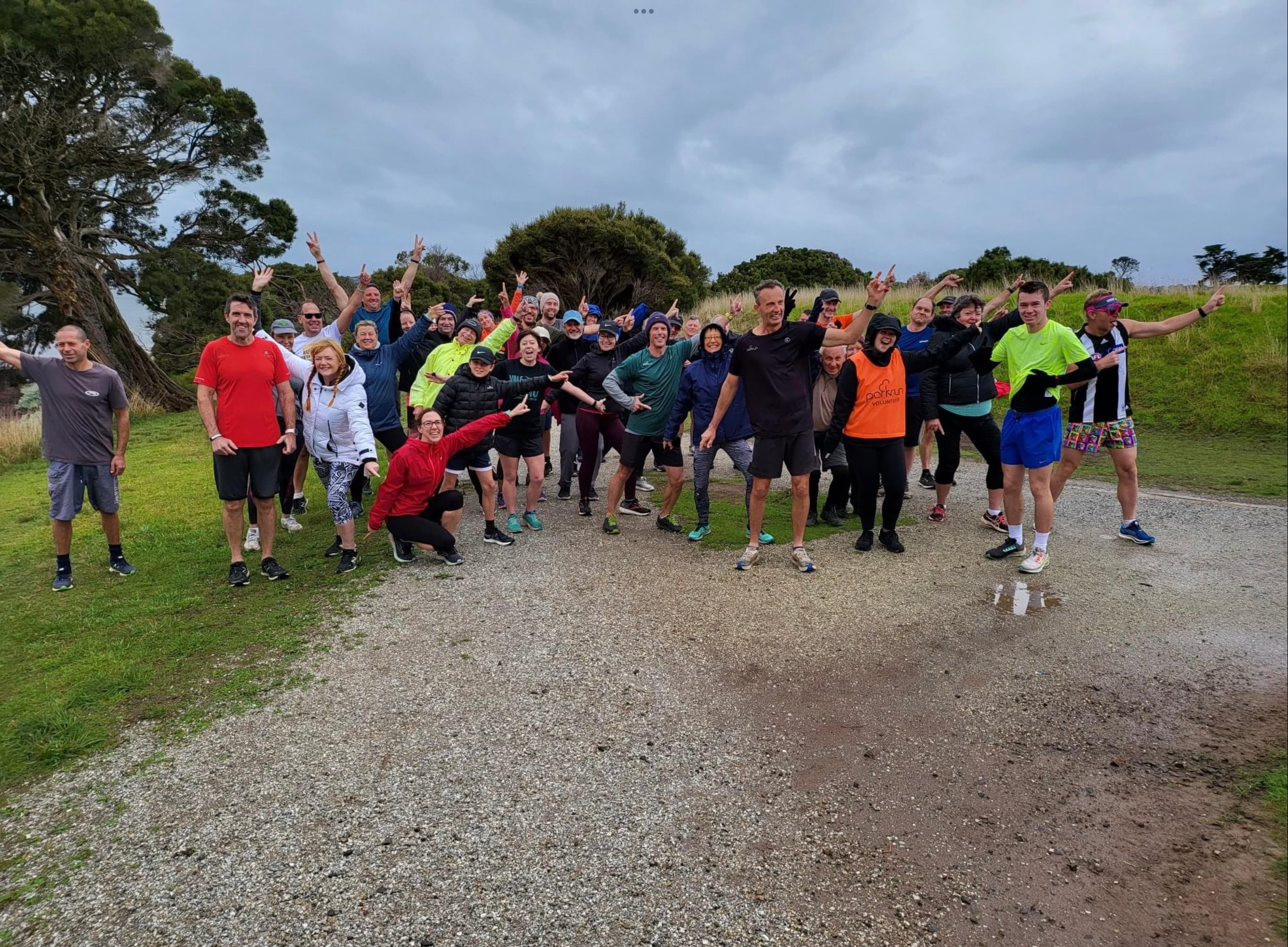 An image depicting a typical parkrun event